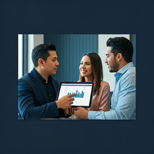 Persona recibiendo asesoría de seguros personalizada en español